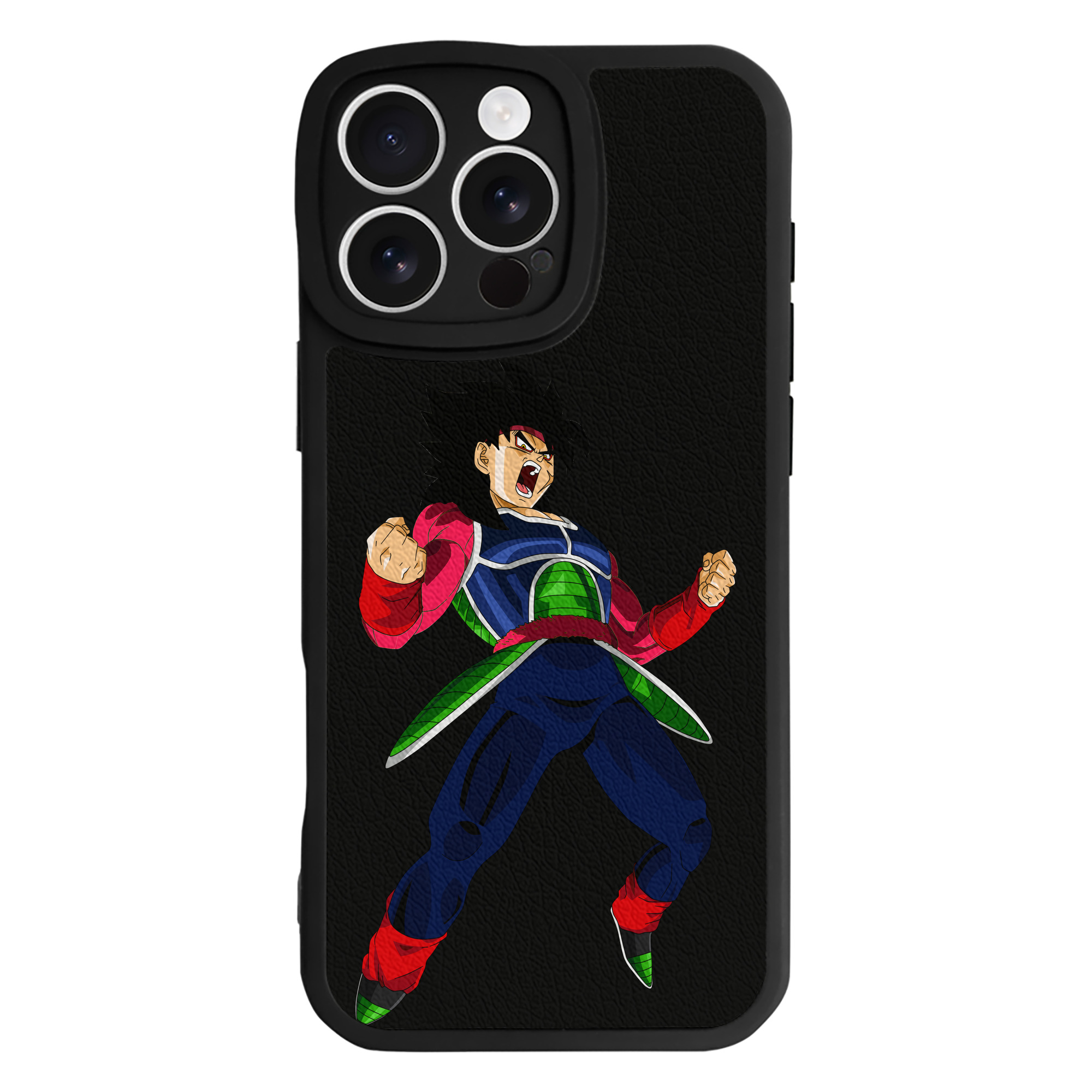 （画像用） ドラゴンボール バーダック DRAGON BALL Burdock 【iPhone 16シリーズ対応】シリコンスマホケース（レザー調） 材質：シリコン